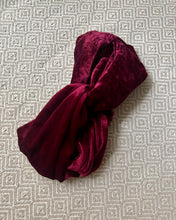 Load image into Gallery viewer, Upcycled velvet cloth ribbons 
