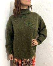 Load image into Gallery viewer, Vintage Pullover Glitter Green
