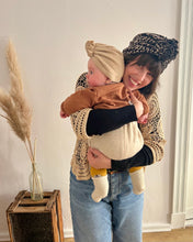 Load image into Gallery viewer, Turban set chestnut // 6-12 months  
