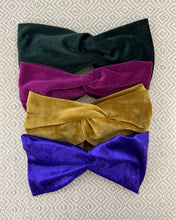 Load image into Gallery viewer, Upcycled headbands velvet 
