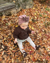 Load image into Gallery viewer, Baby turbans 3-6 months // Autumn &amp; Winter 

